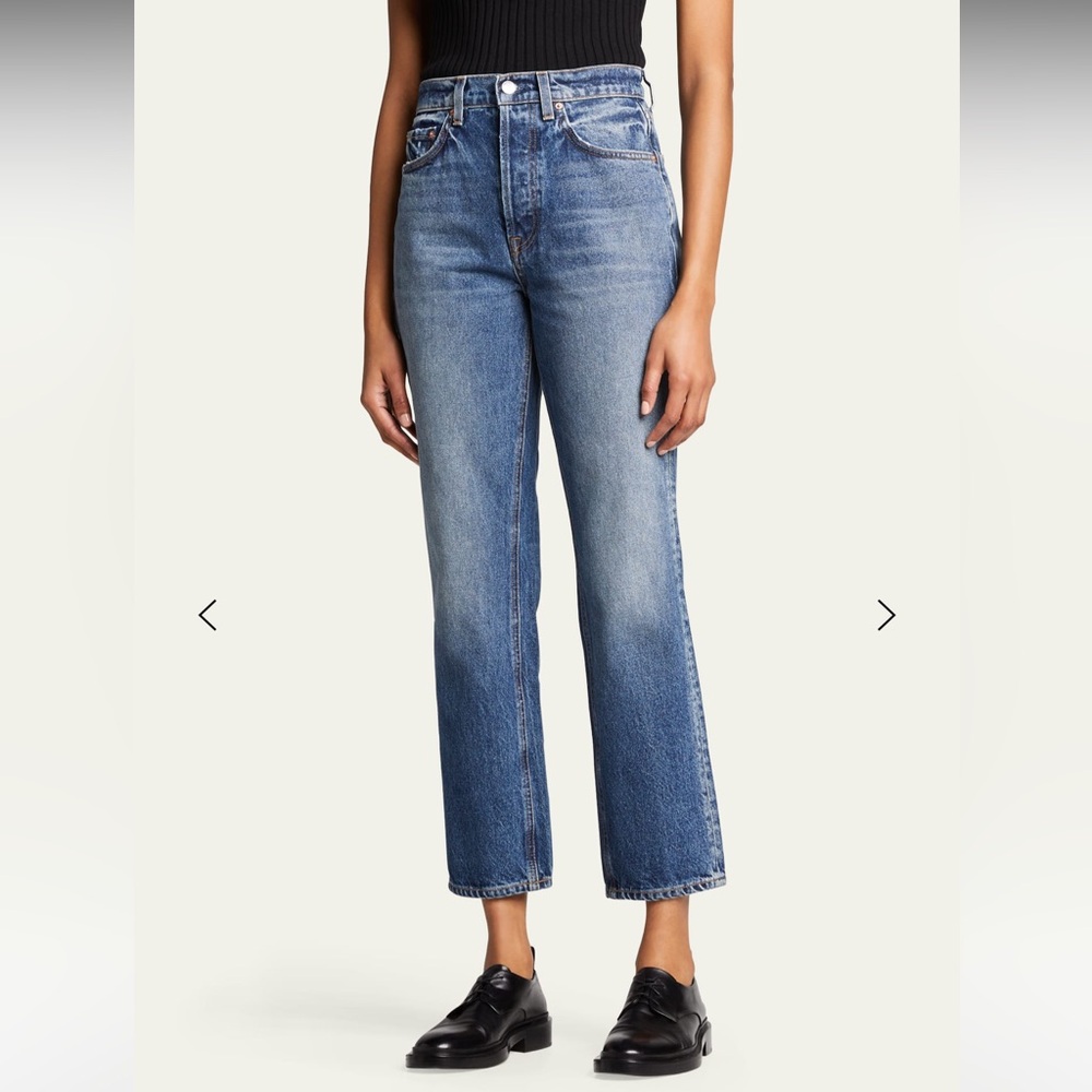 GRLFRND Cassidy High-Rise Straight Jeans